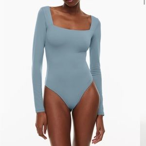 Aritzia Babaton Bodysuit Blue, Like New